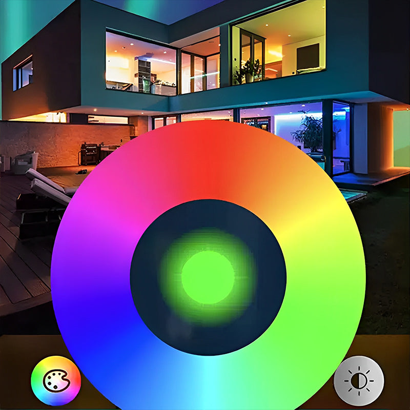 LuminaSync | Farverige fjernbetjente lys