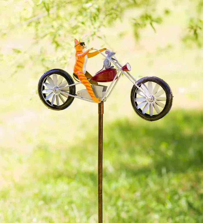 Frog Bike™️ | Vintage cykel metal vindmølle