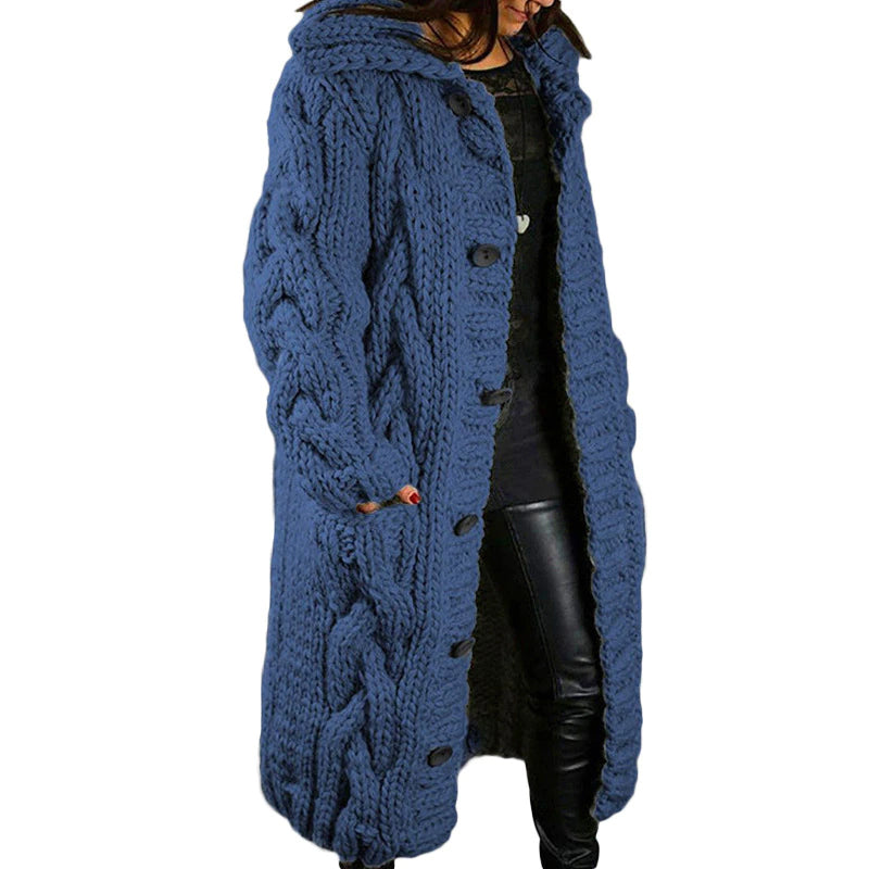 Fluffy Coat | Hæklet vinterfrakke