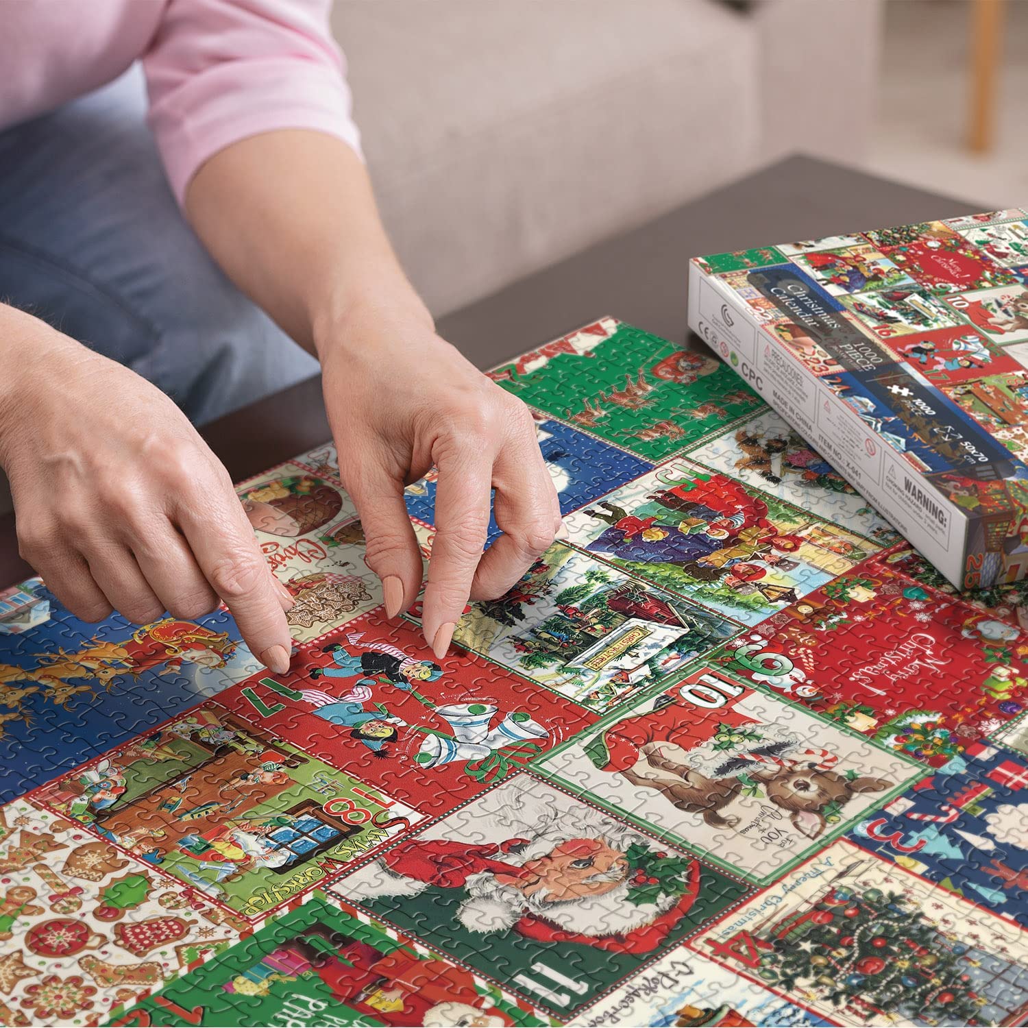 PuzzleMinds | Julekalender-puslespil med 1000 brikker