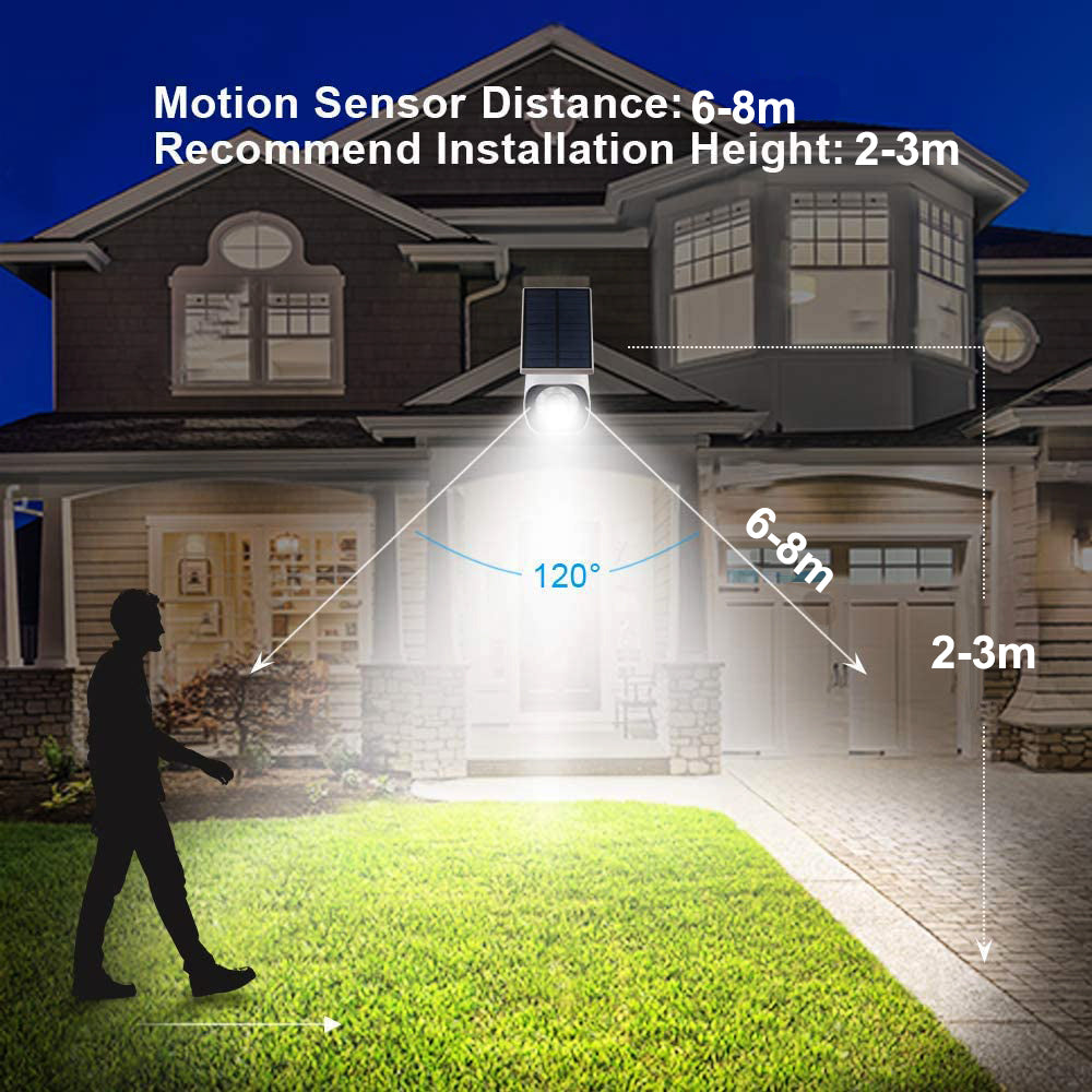 Solovervågning | Blinkende LED | Bevægelsessensor | Fungerer også om vinteren!