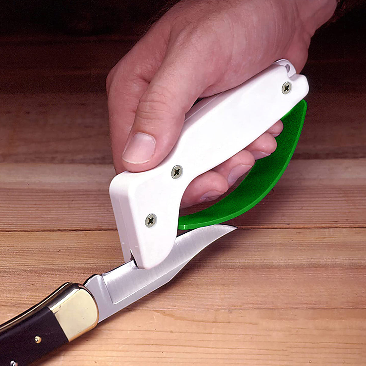 SharpSmart™ | Bærbar knivsliber til udendørs brug | 1 + 1 Gratis