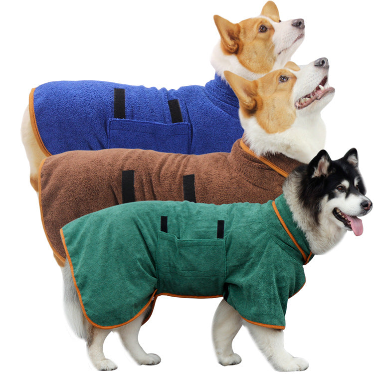 Comfydog™ | Den ideelle absorberende badekåbe til din hund! 