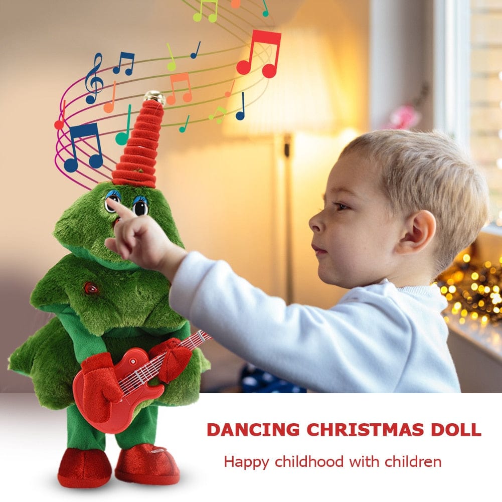 Dansende en zingende kerstboom
