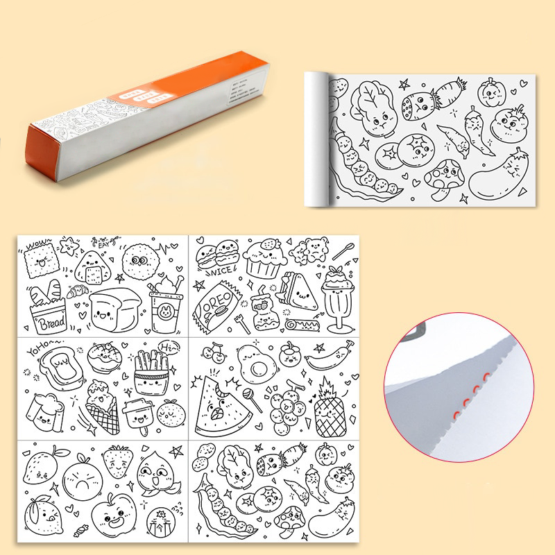 DrawingRoll™ | Farvepapir til børn 